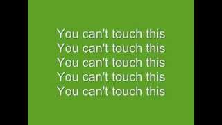 You cant touch this  MC Hammer  Lyrics [upl. by Assiruam]