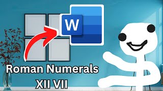 How to Add Roman Numerals in Word [upl. by Yrret305]