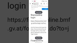 Finanzonline Login How To Finanzonline Login Finanzonline [upl. by Larrad110]