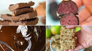 3Ingredient Healthy Sweet Snacks easy  quick [upl. by Pardner120]