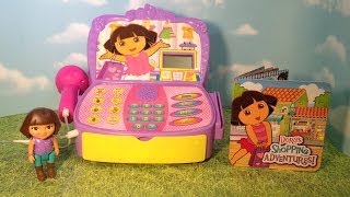 Exploring the Dora the Explorer Shopping Adventure Cash Register Toy [upl. by Eivi856]