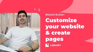 Lodgifys Website Builder  How to customize your website amp create pages ✍🏼 [upl. by Oys]