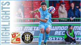 Swindon Town 00 Harrogate Town Highlights [upl. by Dnomsad]