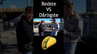 Dårligste VS Bedste Streetfood pt 2🌮 [upl. by Drofyar36]