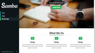 Samba Theme  Page Templates amp Page Builder [upl. by Iraj811]