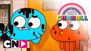 Niesamowity świat Gumballa  Walka o całusa  Cartoon Network [upl. by Ahsanat583]