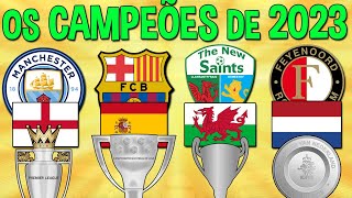 O CAMPEÃO de CADA PAÍS DA EUROPA da temporada 202223 [upl. by Divan]