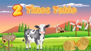 The 2 Times Table Song Multiply by 2  Silly School Songs [upl. by Aggappe]