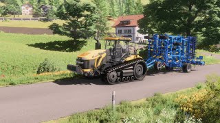 Farming Simulator 22  Map Erlengrad  Timelapse  101 Fields connection CAT Challenger MT875E [upl. by Fording277]