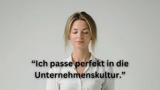 Positive Affirmationen Vorstellungsgespräch [upl. by Halfon88]