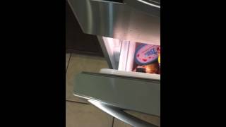 Lg refrigerator bottom freezer door stuck quick fix [upl. by Percival]