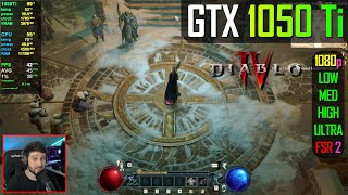 GTX 1050 Ti  Diablo IV [upl. by Eibocaj]