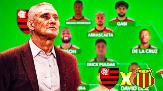 FLAMENGO X SAMPAIO CORREIA quotÉ ASSIM QUE O MENGÃO VAI JOGARquot ESCALAÇÃO DO FLAMENGO HOJE [upl. by Sira]