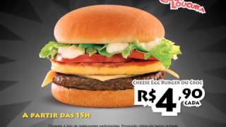 GiraLoucura Cheese Egg Burger e Croc [upl. by Kira]