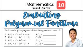 How to Evaluate Polynomial Functions  Grade 10 [upl. by Edobalo765]