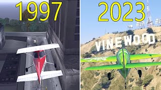 Plane Crashing Evolution in GTA Games 19972023 [upl. by Salamanca]