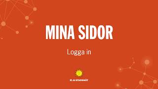 Mina sidor Logga in [upl. by Llerihs]