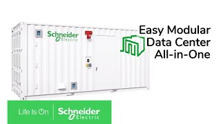 A New Approach with the Easy Modular Data Center AllinOne  Schneider Electric [upl. by Nyloc]