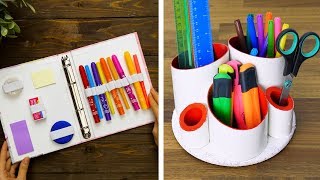 15 COOL STATIONERY DIYS [upl. by Caty]