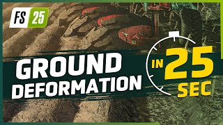 🚜 Ground Deformation in 25 Seconds  Farming Simulator 25 [upl. by Clorinde]