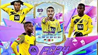 HE IS ABSOLUTELY INSANE😍🇩🇪  89 RATED FUTURE STARS YOUSSOUFA MOUKOKO PLAYER REVIEW  EAFC 24 [upl. by Sabrina]