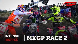 Insane Battle  Gajser  Herlings  Febvre  Coldenhoff  MXGP Race 2  MXGP of Trentino 2021 [upl. by Farland]