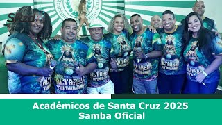 Acadêmicos de Santa Cruz 2025  Samba Oficial [upl. by Amekahs884]