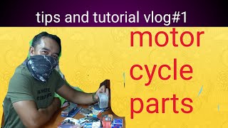 Identifying basic motor cycle parts vlog1 [upl. by Irrej]