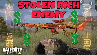 I STOLEN RICH 🤑 ENEMY IN COD MOBILE 🤯  BEST AK117 GARIMENDING LOADOUT  BEST SNIPER LOADOUT [upl. by Lutero351]