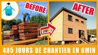 UN COUPLE DINFORMATICIENS CONSTRUIT UNE MAISON EN BOIS [upl. by Hazlett222]