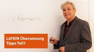 Latein Übersetzung  Tipps Teil 1 [upl. by Aekan]