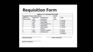 MODULE 3 REQUISITION FORM [upl. by Lubbi378]