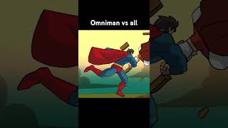 Superman defeat Omniman but Caption America and Batman died in this fight animation edit shorts [upl. by Cindi124]