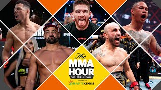 The MMA Hour Alexander Volkanovski Eddie Alvarez Johnny Eblen and More  Dec 6 2023 [upl. by Mojgan]