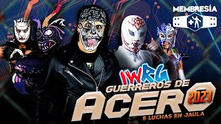 🔴Guerreros de Acero 2023 5 Luchas en jaula campeonatos máscaras y más en juego [upl. by Etiam]