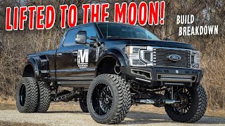 MASSIVE F450 Lifted to the Moon with 12quot STRYKER Lift Kit  Build Breakdown [upl. by Nyrhtakyram492]