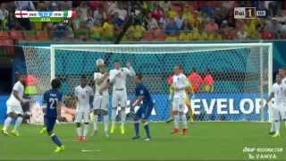 Pirlo INCREDIBLE Free Kick HD  Italy vs England  World Cup 2014 [upl. by Nnalyrehc452]