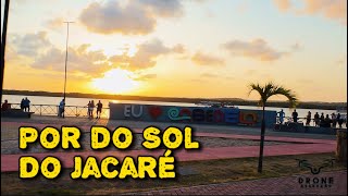 Por do Sol Praia do Jacaré  CabedeloPBpraiadojacare pordosol cabedelo avata2 dji [upl. by Sucramd]