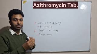 Azithromycin tab Mechanism of action  Dose Action  medical nursing gnmgnm2021 [upl. by Nidorf]