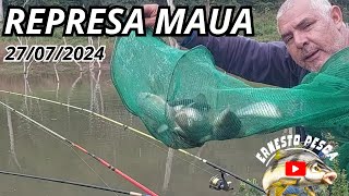 MUITA AÇÃO E MUITOS PEIXES NESSA PESCARIA  REPRESA MAUA [upl. by Euqnom]