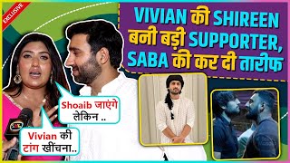 Shireen Mirza Along With Husband Hasan Supports Vivian In BB18 Reacts On Shoaib Ibrahims Entry [upl. by Rehotsirhc]