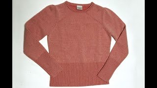 How To Fix A Shrunken Wool Jumper Using Products Youll Already Have In Your Bathroom [upl. by Ahsertal]