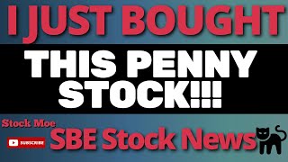 MAJOR SBE STOCK PRICE NEWS With CCIV STOCK PRICE UPDATE With The Best Penny Stock To Buy Now [upl. by Salisbury]