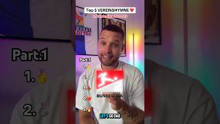 Top 5 VEREINSHYMNEN‼️🔥 PART1 hymnen vereinshymne bundesligahymnen bundesliga2024 2bundesliga [upl. by Ardnoet584]