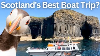 Puffins Dont Get Closer Than This A Remarkable Boat Trip to The Scottish Isles Staffa and Lunga [upl. by Dominik525]