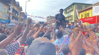 Massive Crowd Pulls Up To Welcome Nana Kwame Bediako In Takoradi [upl. by Aleacem525]