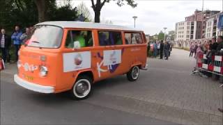 Krimpen Klassiek optocht klassieke autos door Krimpen aan den IJssel Koningsdag 2018 [upl. by Ettevad]