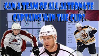 Can a Team of ALL ALTERNATE Captains Win the Cup NHL 17 [upl. by Oiligriv]