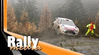 Crash Kubica  first phonecall  WRC Wales Rally GB 2013 [upl. by Airetas]