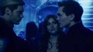 Clary Jace amp Jonathan club scene  Shadowhunters 3x19 [upl. by Aicilav]